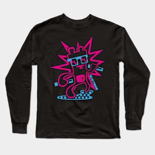 Neon Rave Bear Long Sleeve T-Shirt